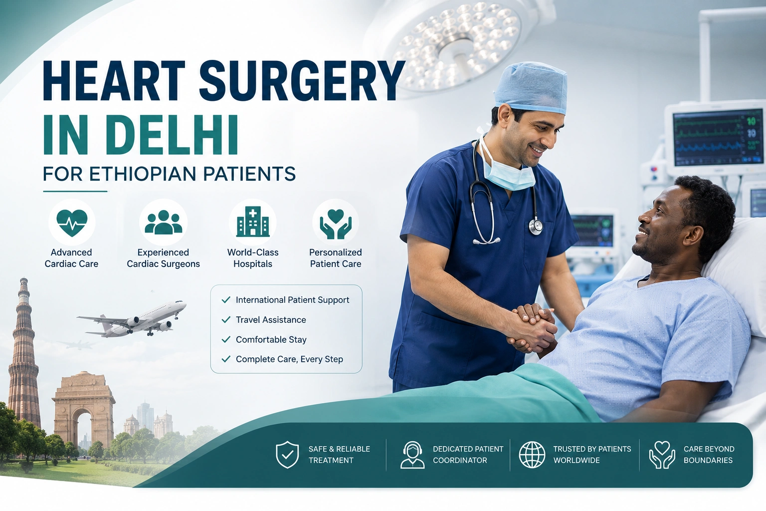 Heart surgery in Delhi for Ethiopian patients