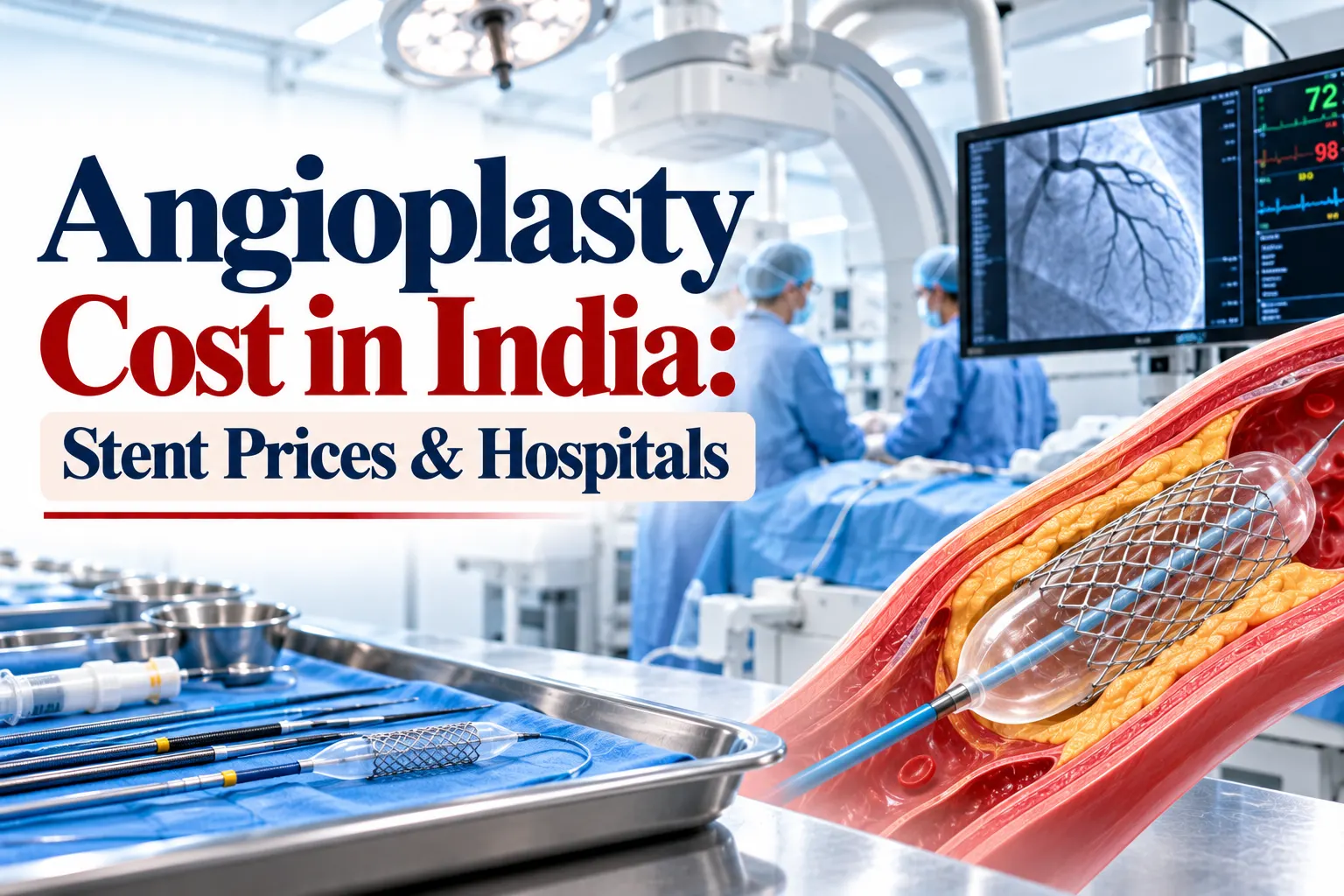 Angioplasty and Stent Cost in India: What Patients Should Know