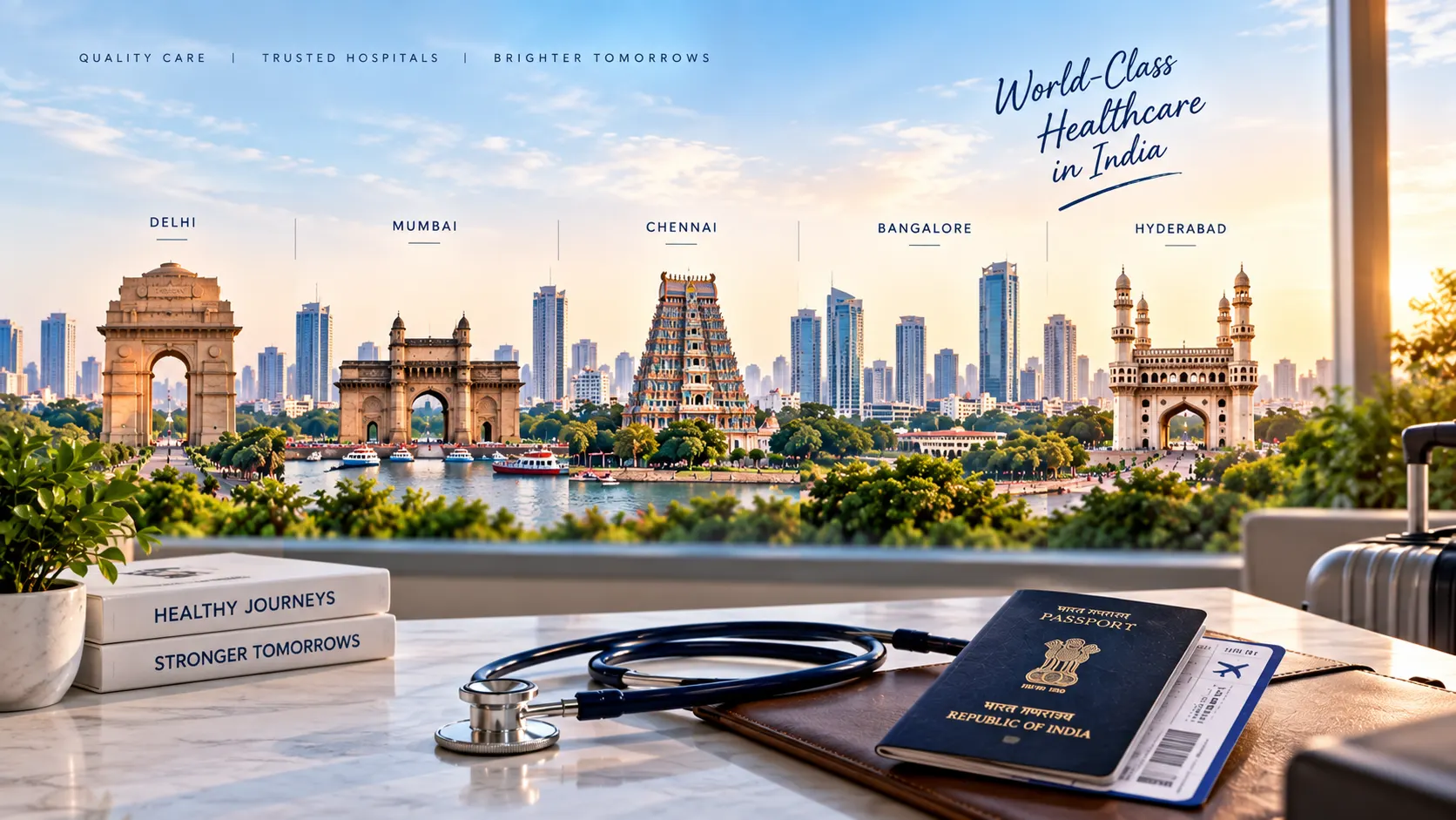 Comparison of best cities in India for medical treatment
