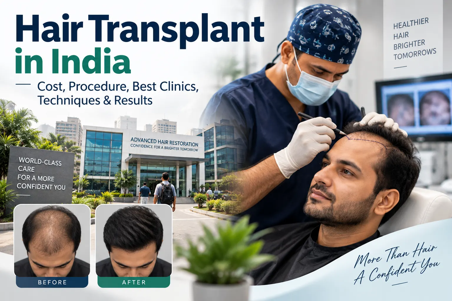 Hair Transplant in India Cost Procedure Clinics and Results