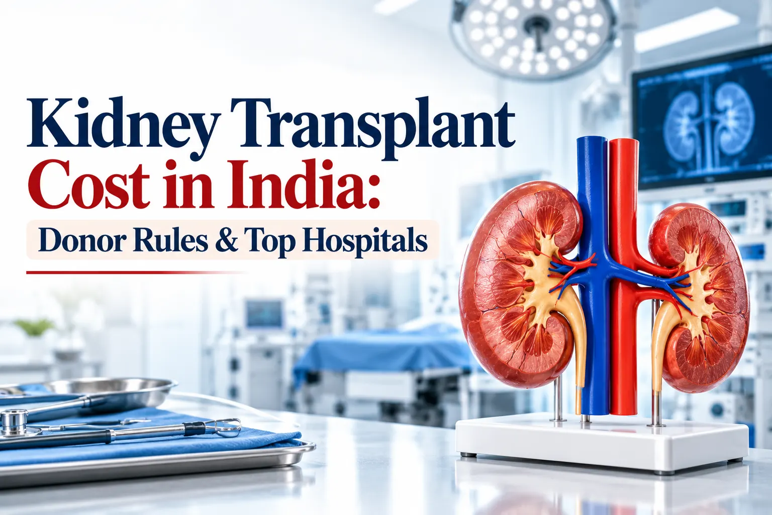 Kidney Transplant in India: Cost, Donor Rules and Top Hospitals