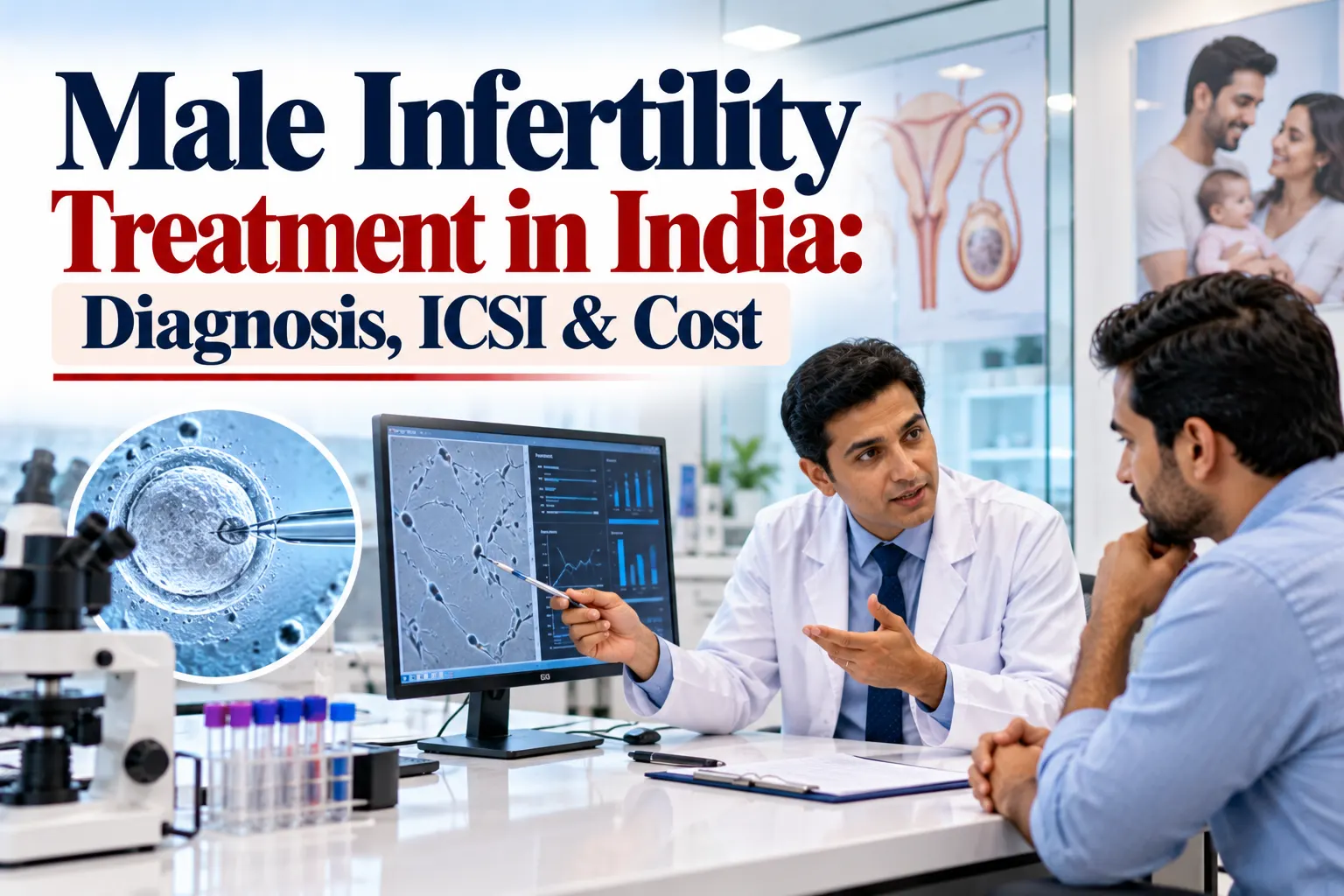 Male Infertility Treatment in India: Diagnosis, ICSI and Surgical Options