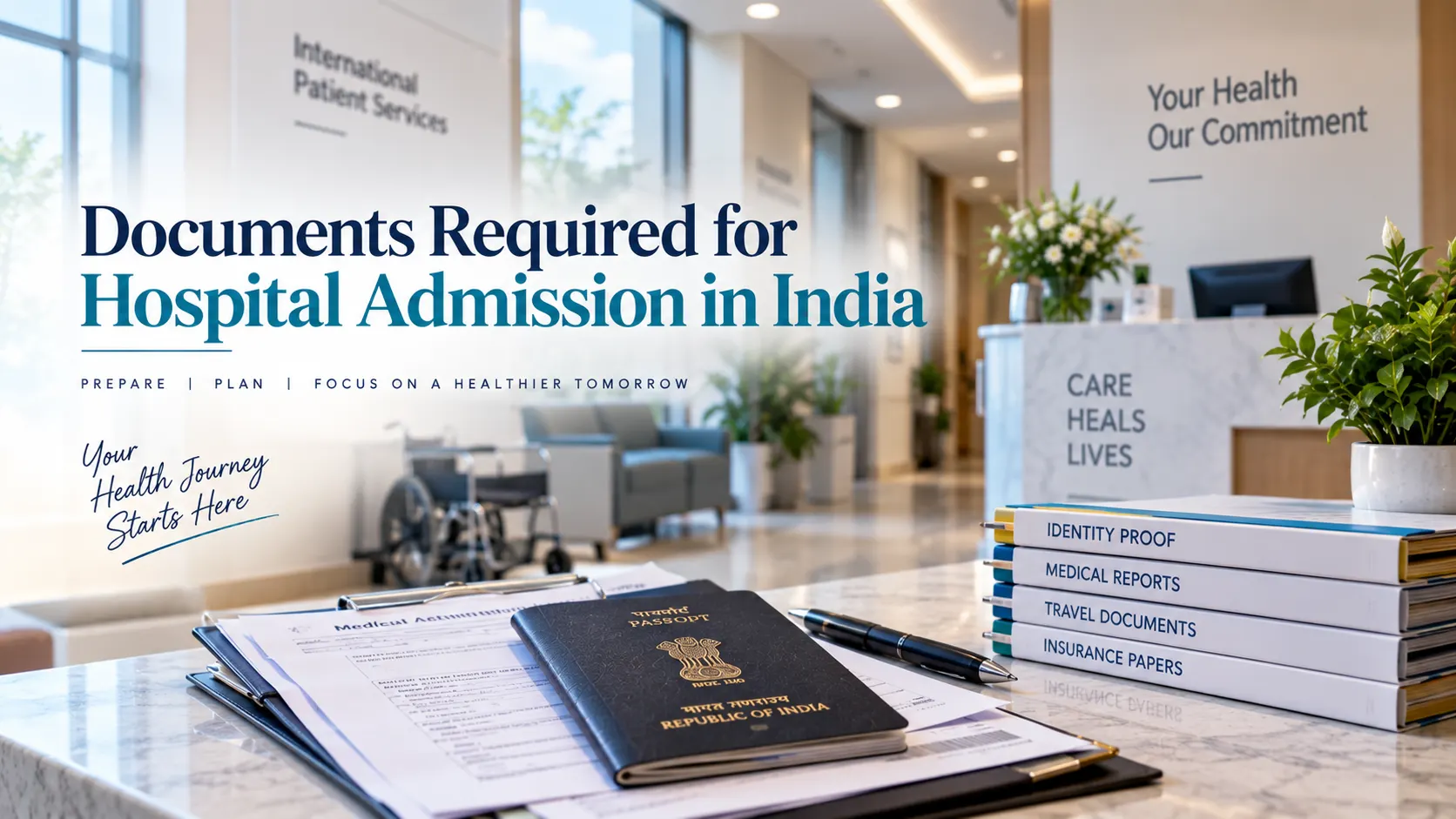 Medical visa documents checklist for India