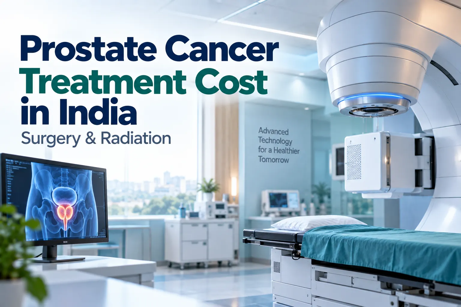 Prostate cancer treatment cost in India surgery and radiation