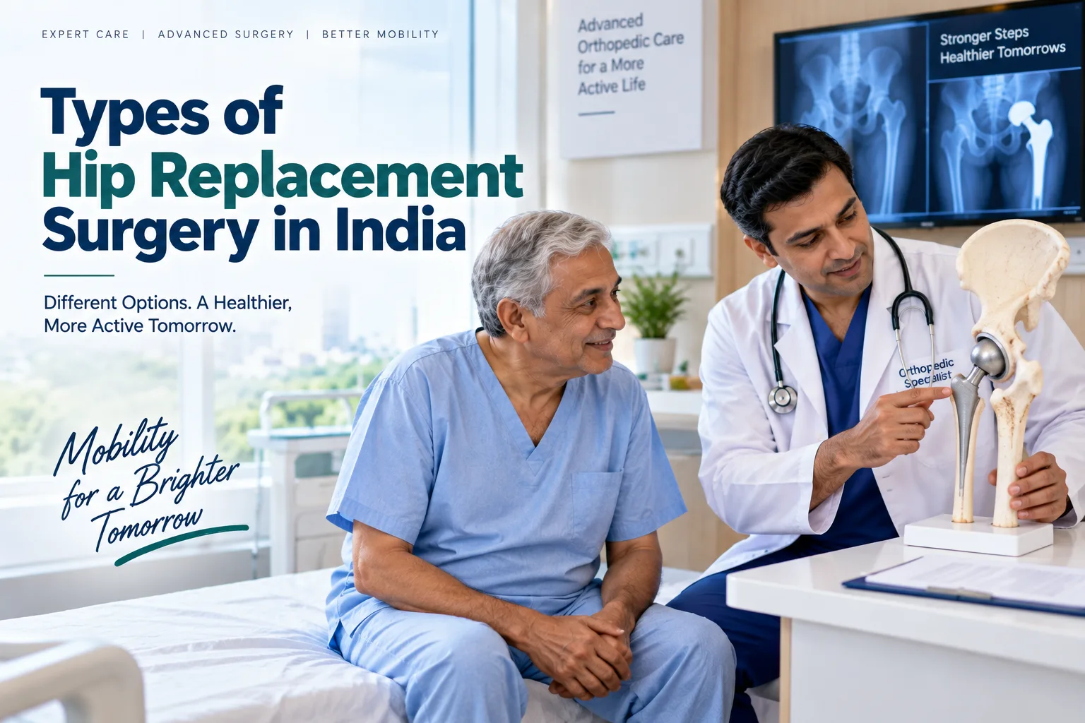 Types of Hip Replacement Surgery in India