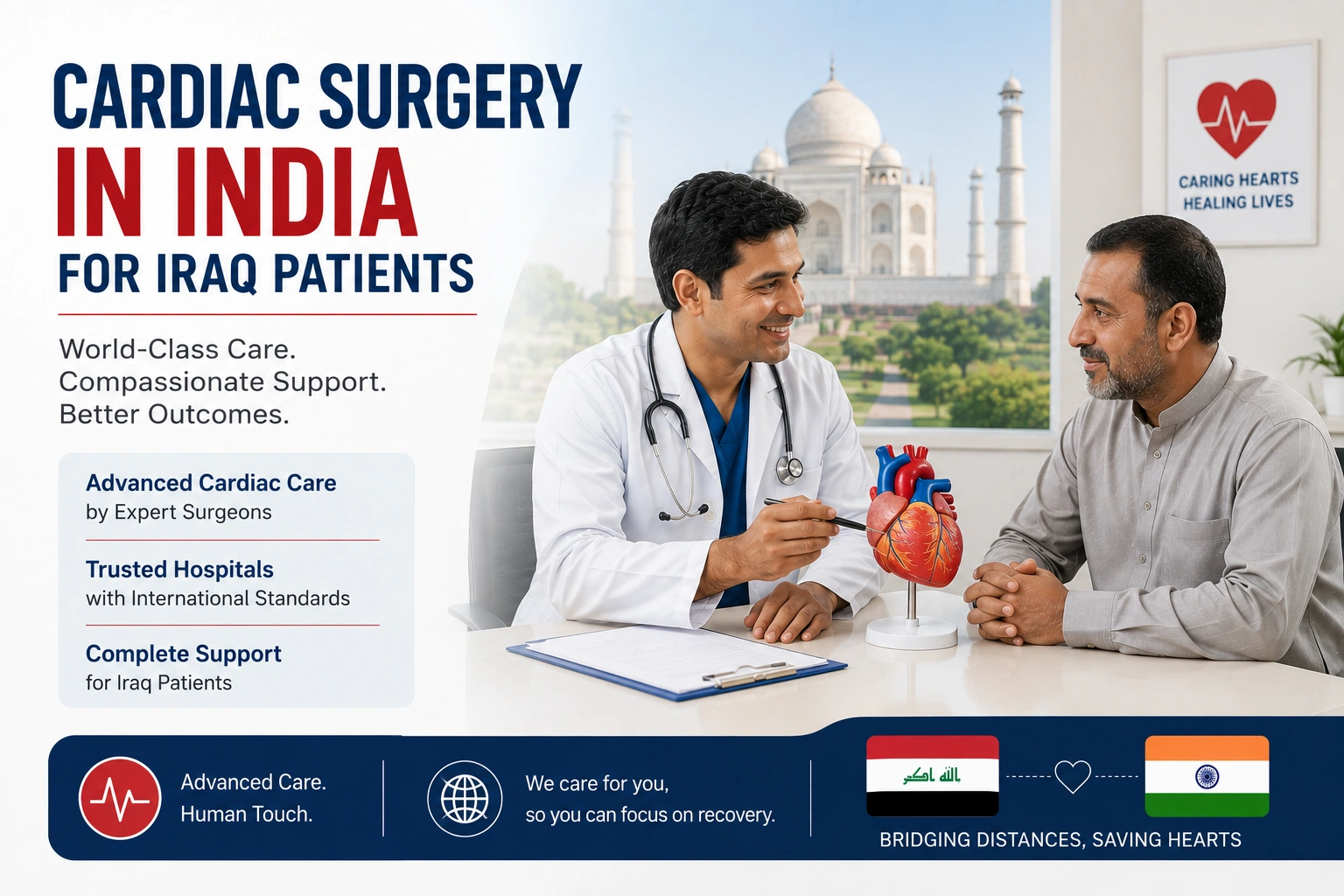 Cardiac surgery in India for Iraq patients