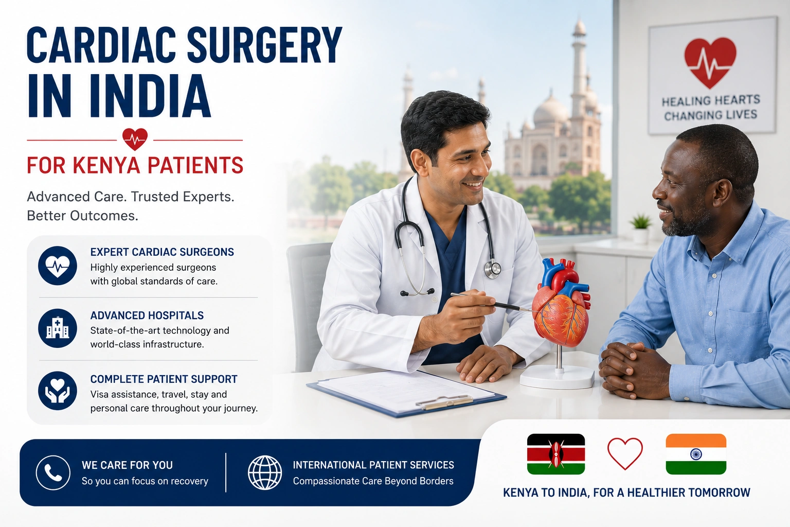 Cardiac surgery in India for Kenya patients