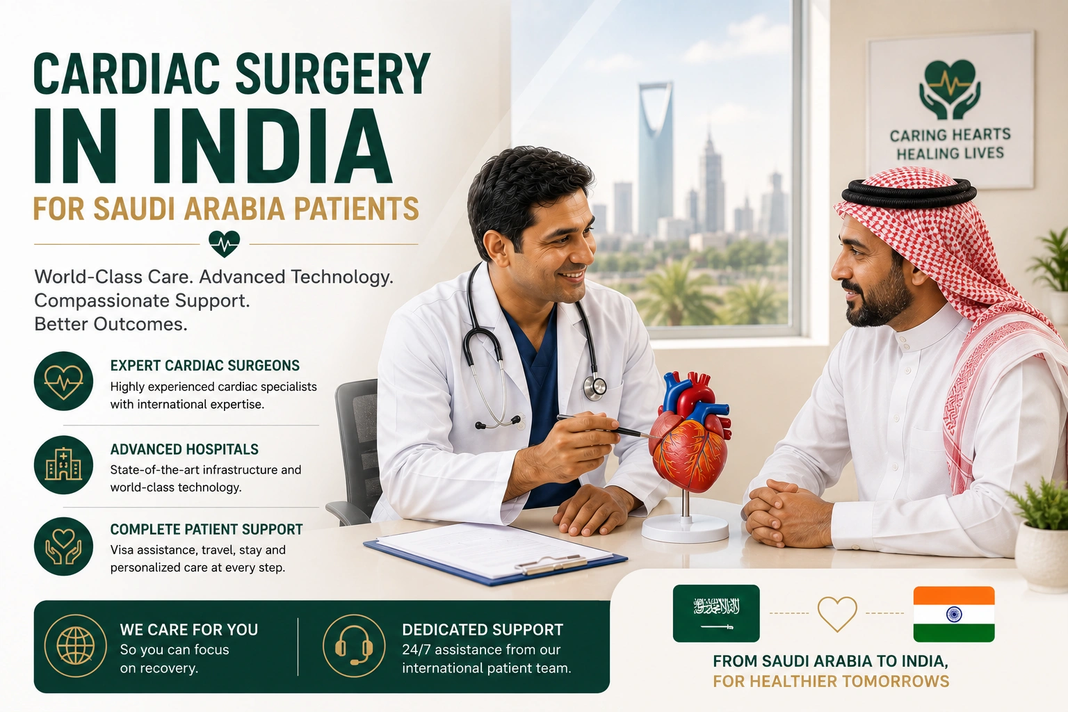 Cardiac surgery in India for Saudi Arabia patients