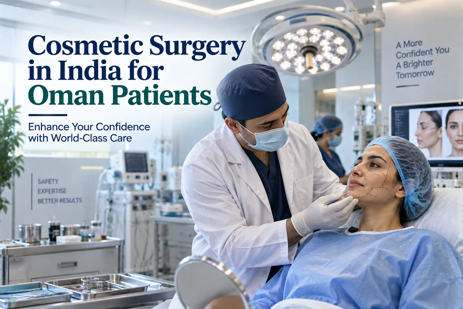 Cosmetic surgery in India for Oman patients