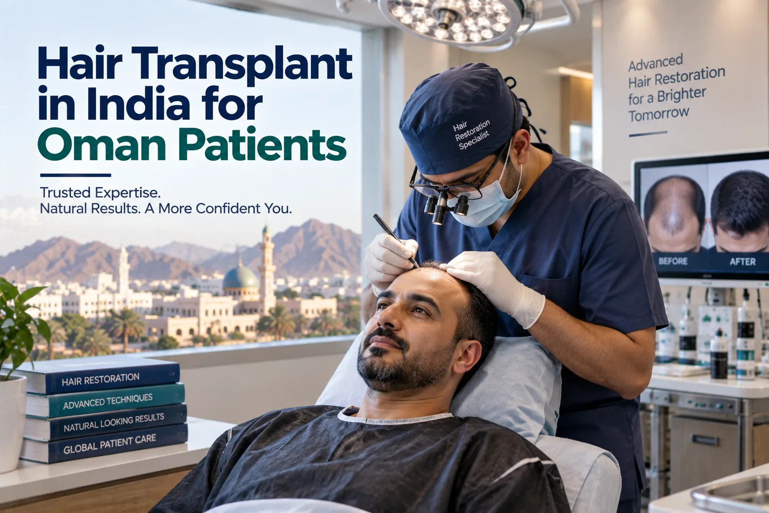 Hair transplant in India for Oman patients