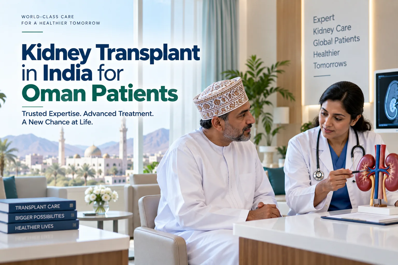 Kidney transplant in India for Oman patients