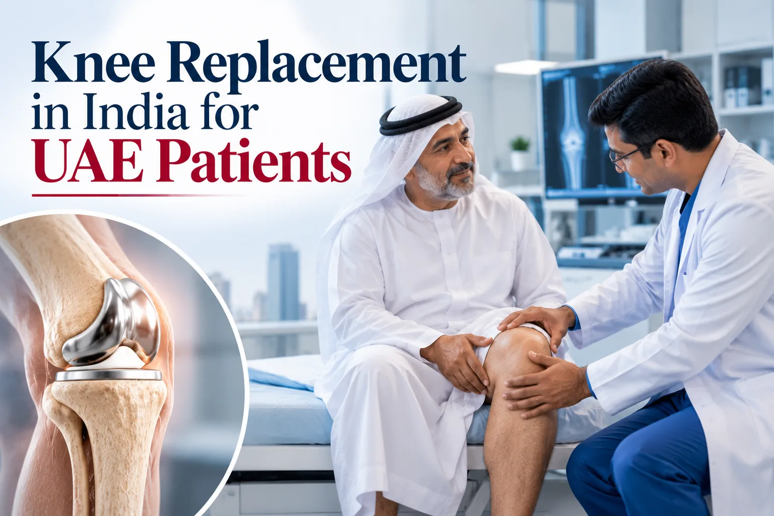 Knee replacement in India for UAE patients