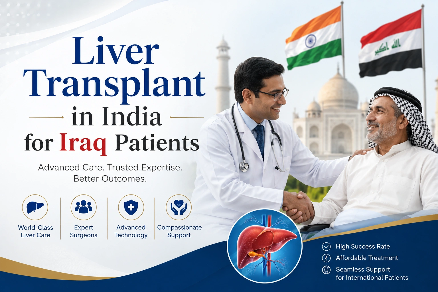 Liver transplant in India for Iraq patients